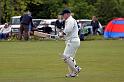 4 Mike Gatting walks to the crease